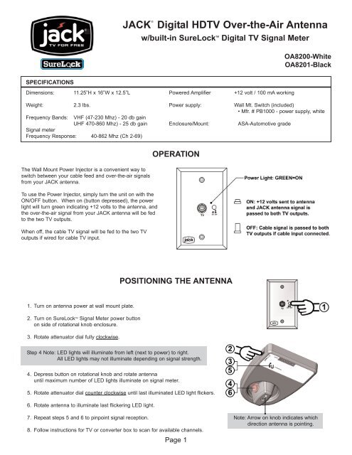 CAMEC JACK RV Antenna - YouTube