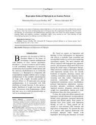 Bupropion-Induced Diplopia in an Iranian Patient