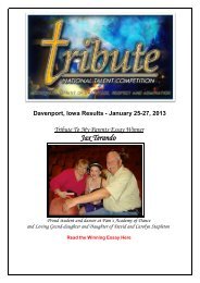 Davenport, Iowa - Tribute National Talent