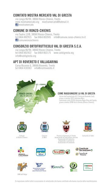41a edizione - Azienda per il Turismo Rovereto e Vallagarina
