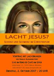 Lacht Jesus - Kino & Cafe am Ufer