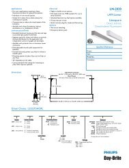 LN-2030 LAM Linear Litesquare - Philips Day-Brite