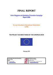 FINAL REPORT End of Hygiene and Sanitation Promotion ... - Lvia