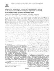 Identification of sublimation-type thermal contraction crack polygons ...