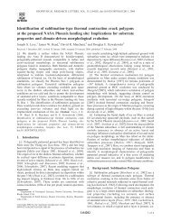 Identification of sublimation-type thermal contraction crack polygons ...