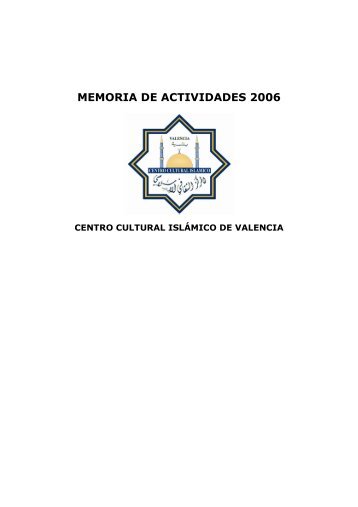 2006 - Centro Cultural Islámico de Valencia