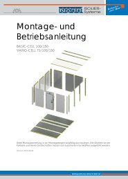 Montage- und Betriebsanleitung 05.indd - Narr Isoliersysteme GmbH