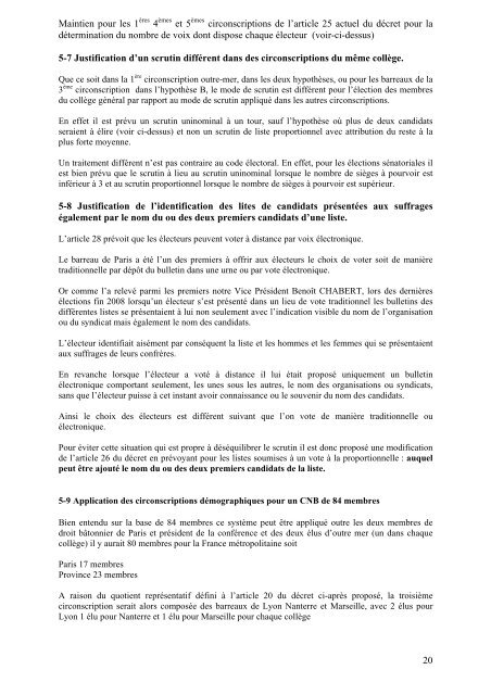 les propositions de la CNA pdf - le cercle du barreau