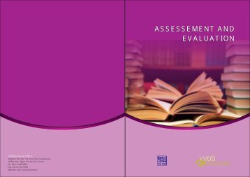 ASSESSEMENT AND EVALUATION ASSESSEMENT AND ... - VVOB