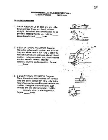 FUNDAMENTAL SHOULDER EXERCISES