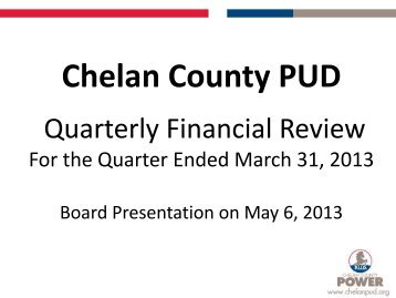 Chelan County PUD - Chelan County Public Utility District
