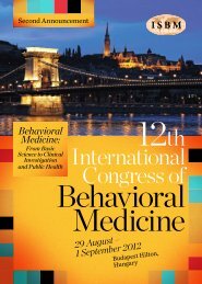 Behavioral Medicine