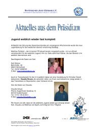 Ausgabe MÃ¤rz 2009 - Bayerischer Judo-Verband eV