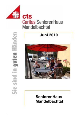 HZ Juni 2010 - Caritas SeniorenHaus Mandelbachtal