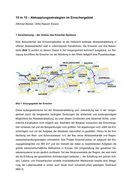 Strategien zur naturnahen ... - Emscher Regen