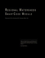 REGIONAL WATERSHEDS - Center for Applied Transect Studies