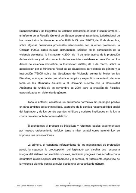 Circular 4 /2005, de la Fiscalia General del Estado ... - Matrix666