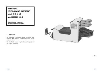 User Guide MF-2 Product(range) - Neopost