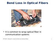 Bend Loss in Optical Fibers