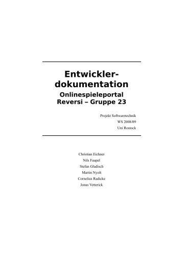 Entwickler- dokumentation