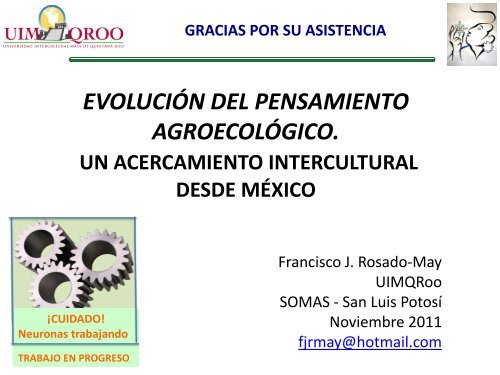 Agroecologia SLP Nov 2011.pdf - Sociedad Mexicana de ...