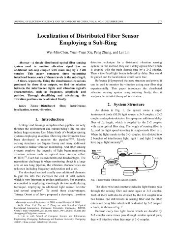 Localization of Distributed Fiber Sensor Employing a Sub-Ring