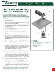 Standoff Assembly with Gator Clamp Installation Instructions