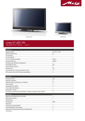 Linea 37 LED 100 - Metz