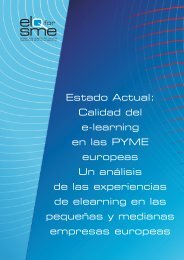 Estado Actual: Calidad del e-learning en las PYME europeas Un ...