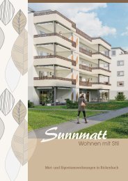 Sunnmatt-Rickenbach Broschüre