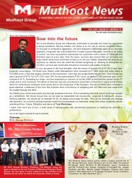 March Issue Newsletter - Muthoot Group