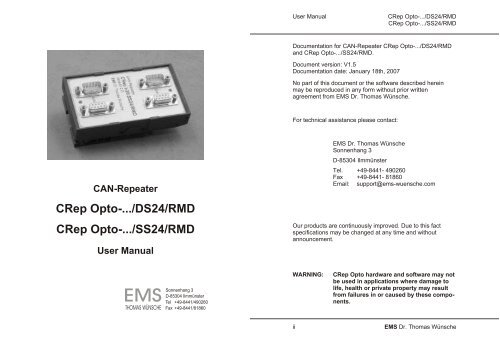 Ems Dr. Thomas Wuensche Driver Download for windows Ems Dr. Thomas Wuensche Driver Download for windows