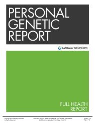 Genetic Test Results: Full Health Report - Philosophy and Religion