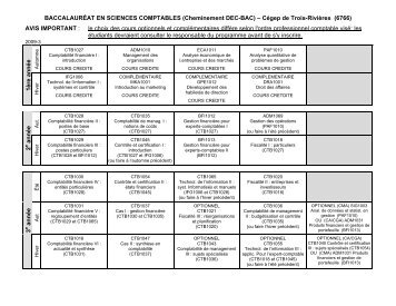 BACCALAURAT EN SCIENCES COMPTABLES (version DEC-BAC)