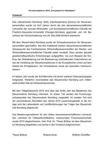 prof. dr. roland ismer - Friedrich-Alexander-Universität Erlangen ...