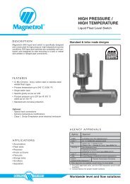 ModÃ¨le B40 - Sales Literature - Magnetrol International