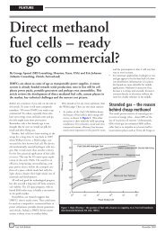 Direct methanol fuel cells â ready to go commercial?