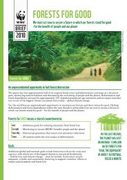 Forests for Good factsheet - WWF Blogs