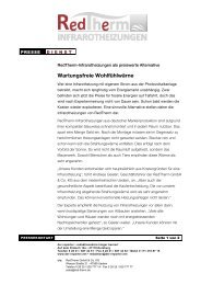 Wartungsfreie Wohlfühlwärne