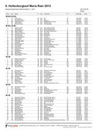 Hollenburglauf 7,3km - Carinthia Sports