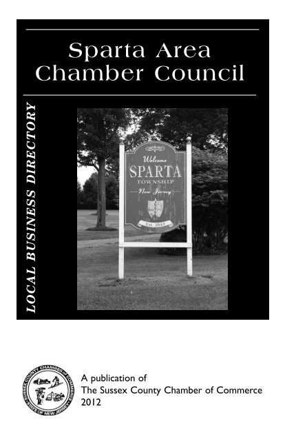 Sparta Directory Revised.qxd - Sussex County Chamber of Commerce