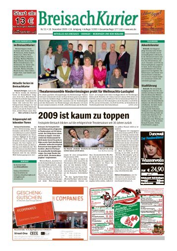 BreisachKurier 2009 ist kaum zu toppen - Julius-Leber-Schule