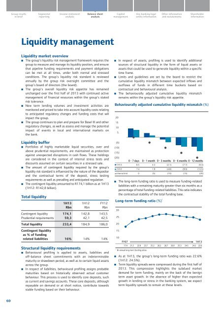 Overview of financial results - Standard Bank - Investor Relations