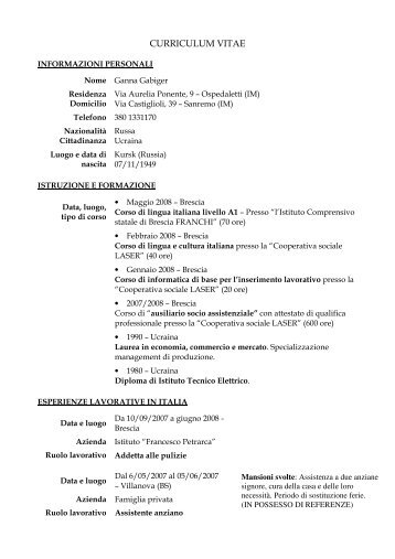 curriculum vitae - Migrapoint