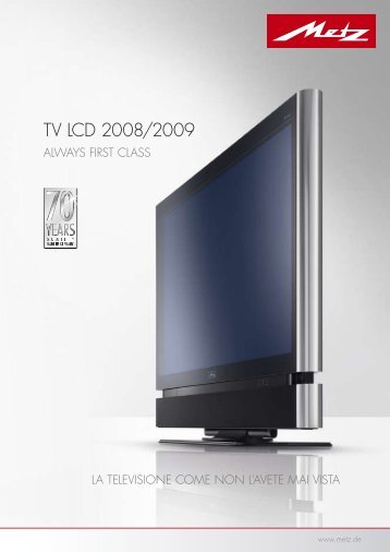 TV LCD 2008/2009 - Metz