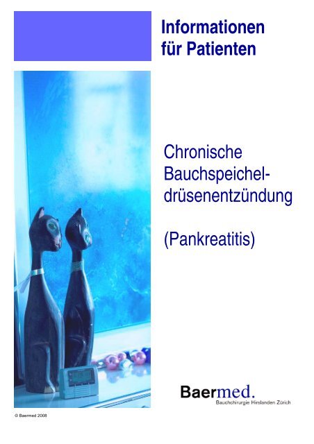 Patienteninformation Chronische Bauchspeicheldrüsenentzündung