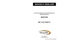 NÃ¡vod k pouÅ¾itÃ­ ke staÅ¾enÃ­ (PDF, 1,3MB) - Mascom