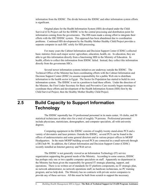 Building Health Management Information Systems in Egypt - PHRplus