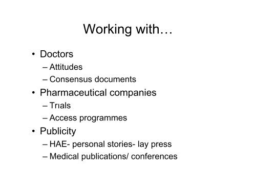 Current issues in Hereditary Angioedema (HAE) - Ipopi