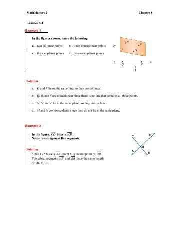 Lesson 1 Elements of Geometry (304.0K)